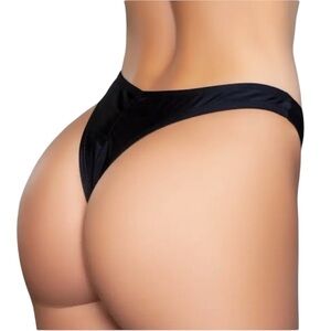 Be wicked Reese thong Bikini Bottom black XL NWT